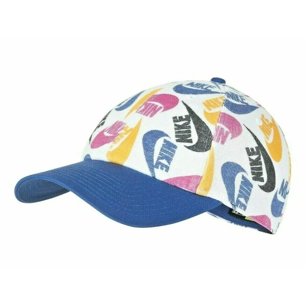 Nike Heritage86 Hat All Over Swoosh Logo Print Adjustable Cap OSFM Faded Classic